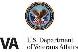 A u. S. Department of veterans affairs logo and the seal for the agency